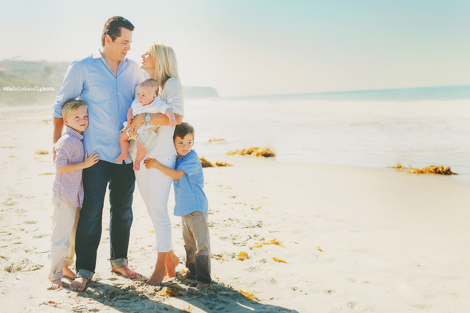 Orange County family beach session | Orange County family and kids photographer